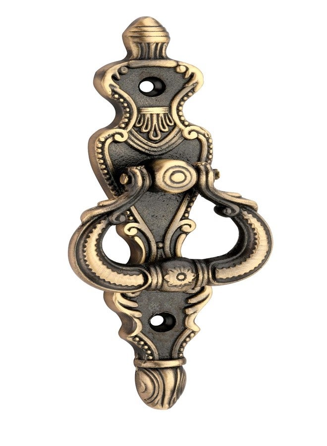 Chitra Shield Brass Door Knocker, Door Knockers for Main Door, Front Door Knocker Pack of 1 (Antique Brass Matt, Standard) - Image 1